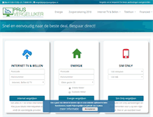 Tablet Screenshot of prijsvergelijker.nl